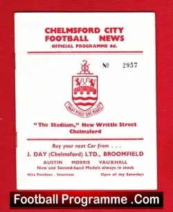 Chelmsford City v Romford 1964 – Essex Semi Final Replay