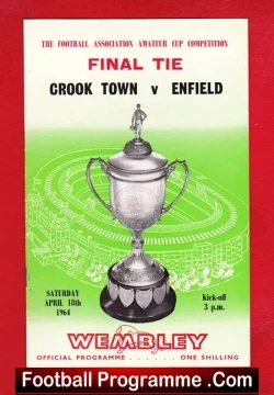 Crook Town v Enfield 1964 – Amateur Cup Final Wembley