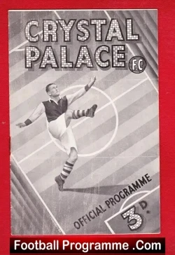 Crystal Palace v Swindon Town 1948 - football programme