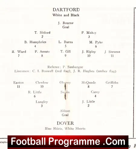 Dartford v Dover 1965