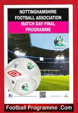 Eastwood Town v Clifton 2012 - Notts Senior Cup Final - football programme