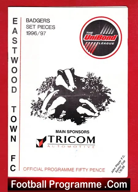 Eastwood Town v John Player 1996