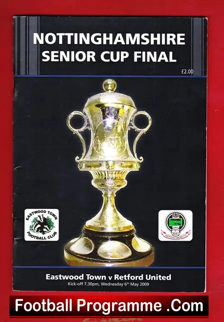 Eastwood Town v Retford United 2009 - Notts Senior Cup Final