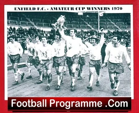 Enfield Football Club Team Picture 1969 – 1970 – Amateur Cup Win