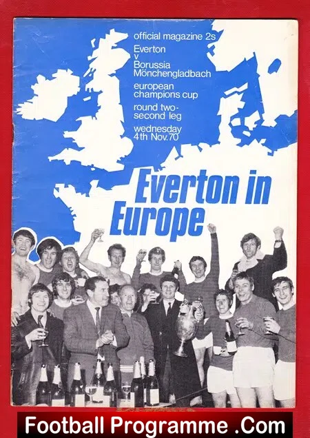 Everton v Borussia Monchengladbach 1970 – European Cup