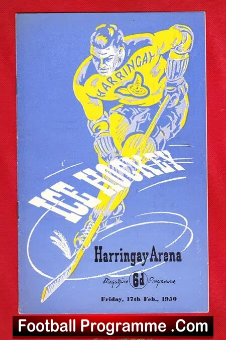 Harringay Ice Hockey v Canada 1950 – Canadians