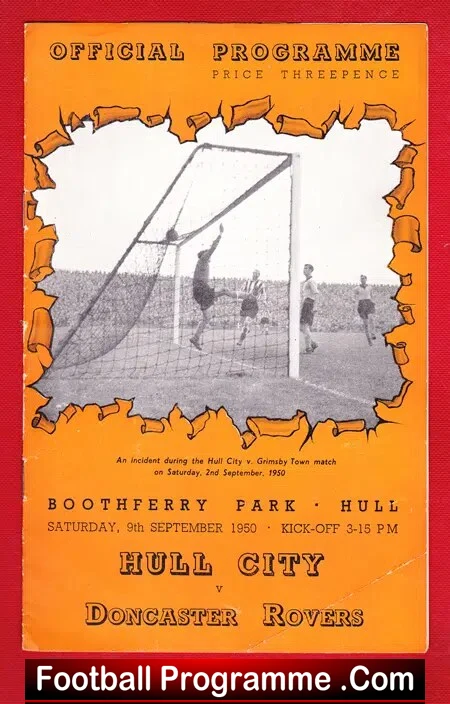 Hull City v Doncaster Rovers 1950