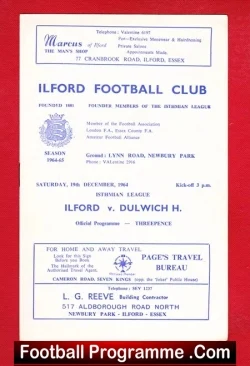 Ilford v Dulwich Hamlet 1964