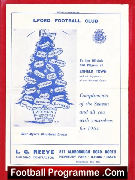 Ilford v Enfield 1963