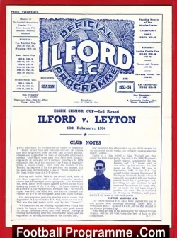 Ilford v Leyton 1954 – Essex Senior Cup