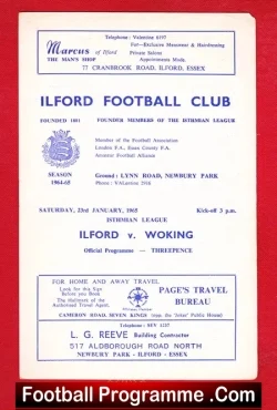 Ilford v Woking 1965