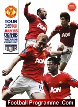 Kansas City Wizards v Manchester United 2010 USA America Canada - football programme