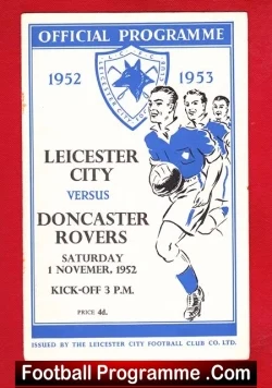 Leicester City v Doncaster Rovers 1952