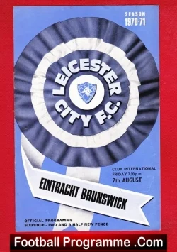 Leicester City v Eintracht Brunswick 1970 – Germany Team