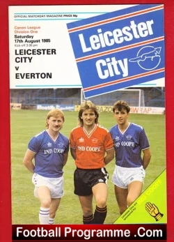 Leicester City v Everton 1985 – Gary Lineker Debut for Everton