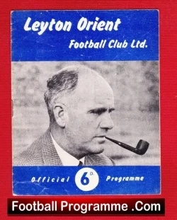 Leyton Orient v Bury 1962 - football programme