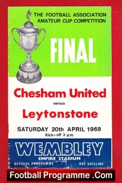Leytonstone v Chesham United 1968 – Amateur Cup Final Wembley