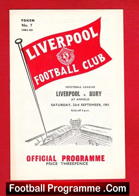 Liverpool v Bury 1961