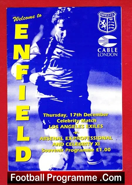 Los Angeles Exiles v Arsenal 1993 – America USA + Rod Stewart