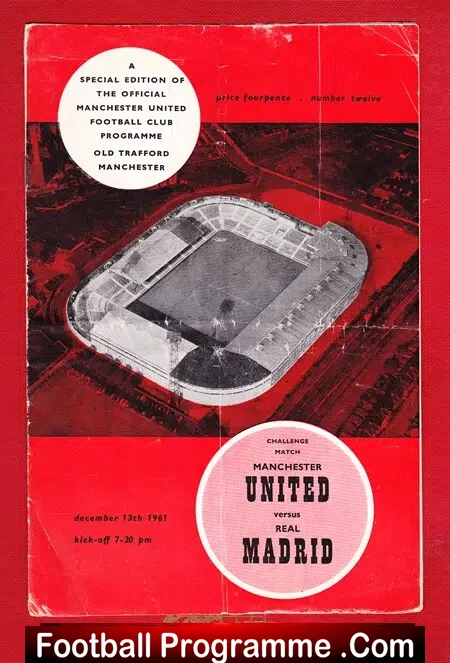 Manchester United v Real Madrid 1961 – Friendly Match OT