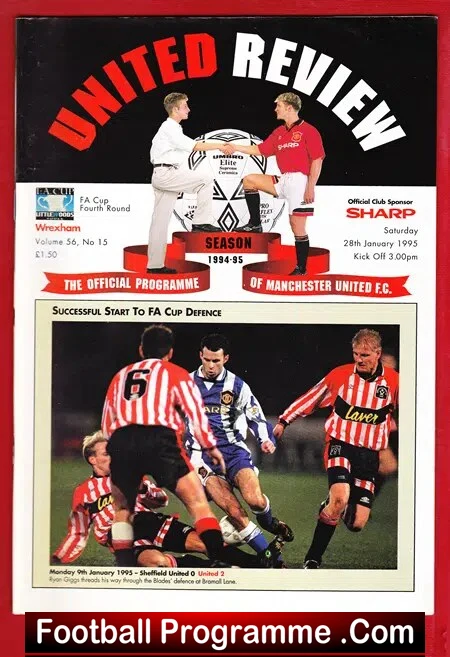 Manchester United v Wrexham 1995 – FAC