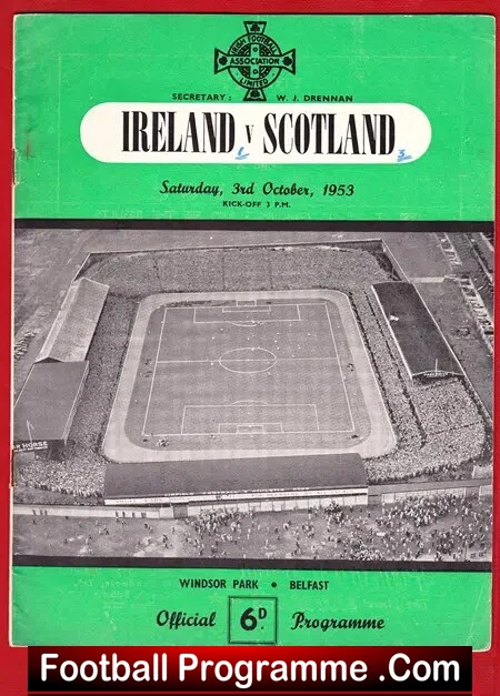 Northern Ireland v Scotland 1953