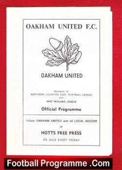 Oakham United v Eastwood Town 1984 – Senior Cup Semi Final