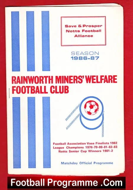 Rainworth Miners Welfare v Radford Olympic 1987 – Semi Final