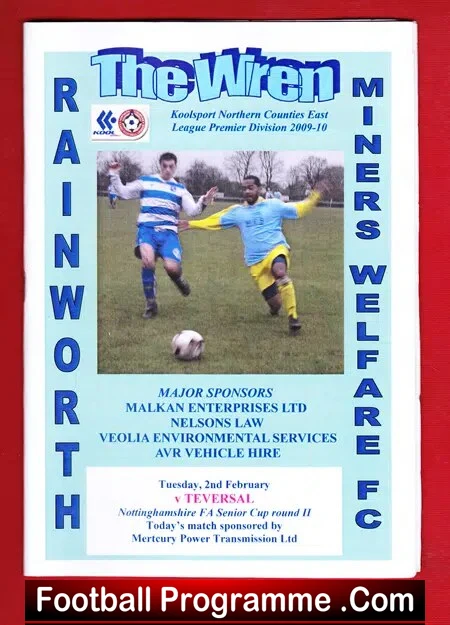 Rainworth Miners Welfare v Teversal 2010