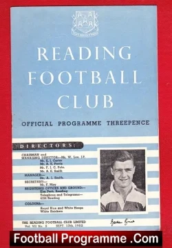 Reading v Bournemouth 1952