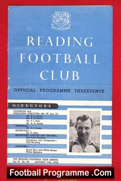 Reading v Gillingham 1952