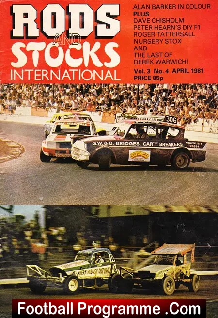 Rods And Stocks International Stock Car Magazine 1981