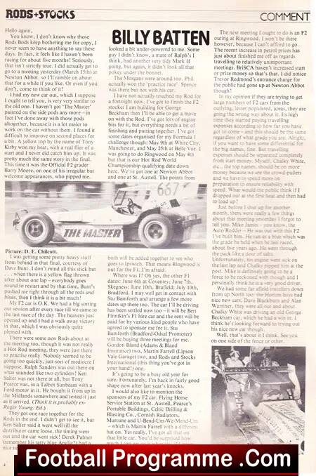 Rods And Stocks International Stock Car Magazine 1981