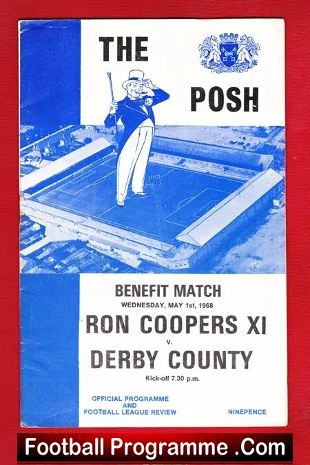 Ron Cooper Testimonial Benefit Match Peterborough United 1968