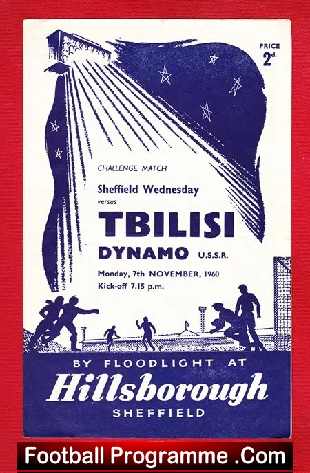 Sheffield Wednesday v Dynamo Tbilisi 1960 – Georgia Football