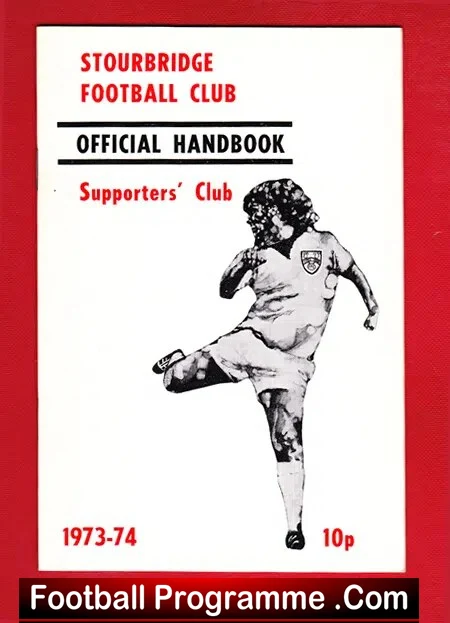 Stourbridge Football Club Official Handbook 1973 – 1974
