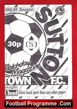 Sutton Town v M V Teversal 1988 – Notts Senior Cup