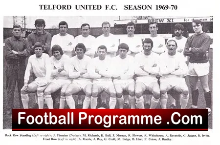 Telford United v Macclesfield Town 1970 - Amateur Cup Final