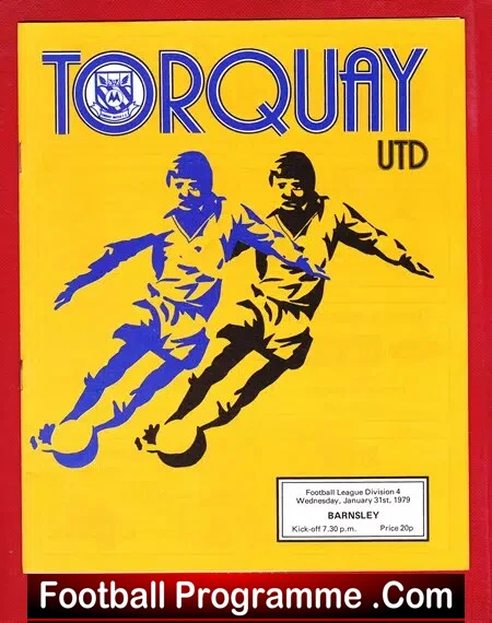 Torquay United v Barnsley 1979