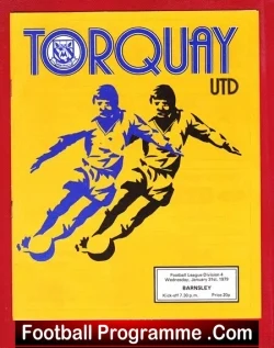 Torquay United v Barnsley 1979