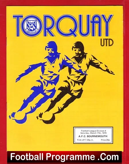 Torquay United v Bournemouth 1979