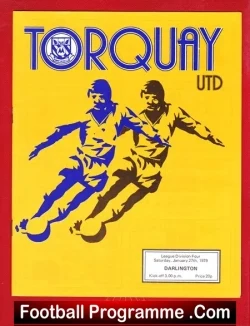 Torquay United v Darlington 1979