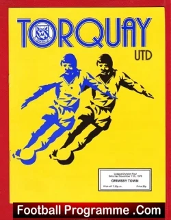 Torquay United v Grimsby Town 1978