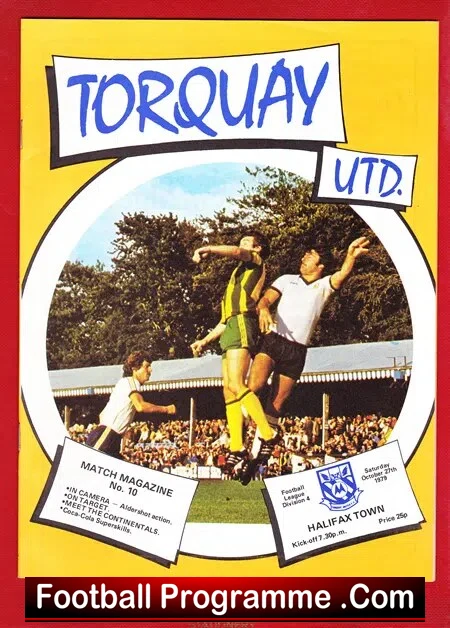 Torquay United v Halifax Town 1979