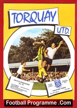 Torquay United v Halifax Town 1979