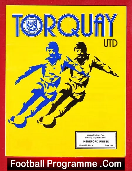 Torquay United v Hereford United 1978