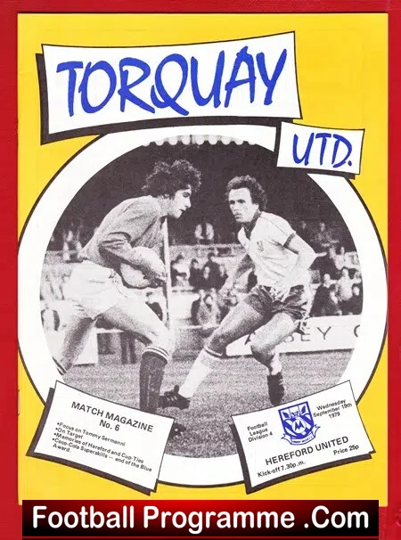 Torquay United v Hereford United 1979