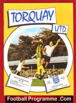 Torquay United v Lincoln City 1980