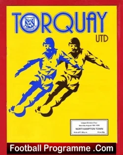 Torquay United v Northampton Town 1978