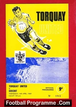 Torquay United v Orient 1969
